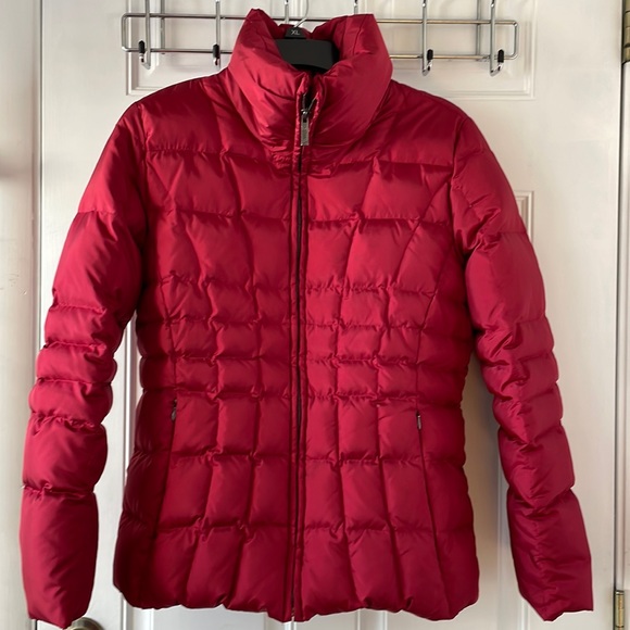 Calvin Klein Jackets & Blazers - Calvin Klein Ladies Petite Red Puffer Coat
